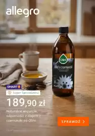 Allegro gazetka tydzień 44 Strona 1: Olej z czarnuszki Olini €189,90