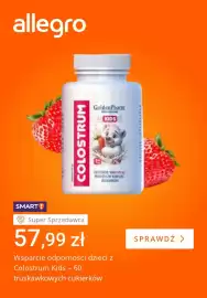 Allegro gazetka tydzień 44 Strona 3: Colostrum Kids truskawkowe cukierki GoldenPharm €57,99