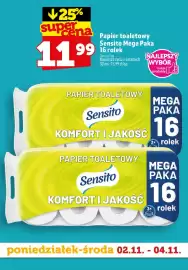 Topaz gazetka Strona 7: Papier toaletowy Sensito Mega Paka €11,99