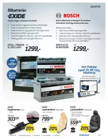 Thansen kundeavis Side 13: EXCELL, PREMIUM ELLER CLASSIC, BOSCH S3-S5 BILBATTERIER
