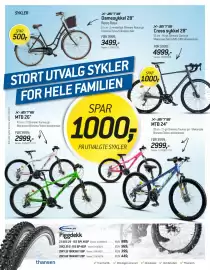 Thansen kundeavis Side 20: X-ZITE Damesykkel 28 €3.499,00, X-ZITE Cross sykkel 28 €4.999,00