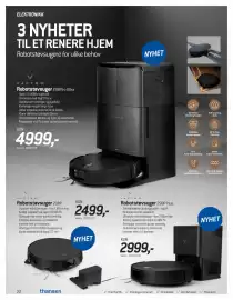 Thansen kundeavis Side 22: Robotstøvsuger €4.999,00, Vactro Robotstøvsuger 298P €2.499,00