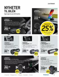Thansen kundeavis Side 23: Mobilholder €111,75, 25% PÅ ELEKTRONIKK TIL BILEN