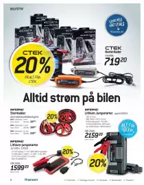 Thansen kundeavis Side 8: CTEK Batterilader, INFERNO Startkabler