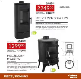 Abra gazetka Strona 9: Pieć Żeliwny Palestro €1.299,00