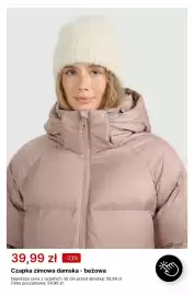 4F gazetka tydzień 44 Strona 4: Czapka zimowa damska - beżowa €39,99