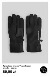 4F gazetka tydzień 44 Strona 8: Rękawiczki zimowe Touch Screen uniseks czarne 4F €89,99
