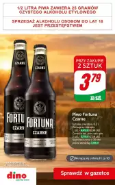 Dino gazetka | Alkohole Strona 2: Piwo Fortuna Czarne €3,79