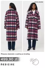 Medicine gazetka Strona 11: Płaszcz damski z wełną w kratkę Medicine €499,90