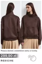 Medicine gazetka Strona 2: Płaszcz damski z dodatkiem wełny w kratkę Medicine €299,90