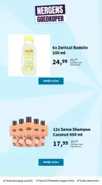 Plein.nl folder Pagina 10: Sence Shampoo Coconut €17,99, Zwitsal badolie €24,99