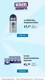 Plein.nl folder Pagina 11: 6x nivea men deodorant roller €17,07, Sun Vaatwastabletten Optimum €42,99