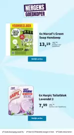 Plein.nl folder Pagina 3: NERGENS GOEDKOPER VOORDEELBOX Marcel's GREEN SOAP tonka muguet 6x 500ml Marcels GREEN SOAP