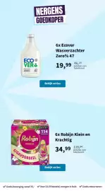 Plein.nl folder Pagina 43: Robijn Klein en Krachtig €34,99, Wasverzachter €19,99