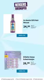 Plein.nl folder Pagina 57: Gillette Venus scheermesjes €26,99, Aussie sos hair rescue €24,99