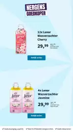 Plein.nl folder Pagina 60: Lenor wasverzachter jasmine €29,99, Lenor wasverzachter cherry €29,99