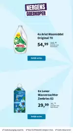 Plein.nl folder Pagina 62: Lenor Wasverzachter Zeebries €29,99, Ariel wasmiddel original €54,99