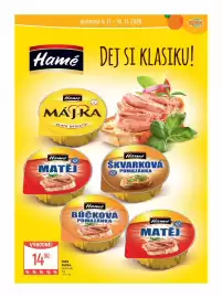 Globus leták týden 45 Strana 25: Hamé paštika různé druhy €14,90
