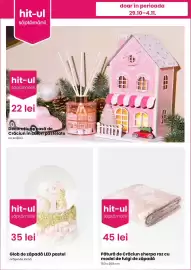 Catalog Pepco săptămâna 44 Pagină 3: Hit-ul săptămânii €45,00, Glob de zăpadă LED pastel €35,00