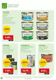 Magazine Animax Pagină 20: Miamor vital drink pui €7,49, Schesir ton / creveți în jelly €8,10
