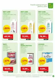 Magazine Animax Pagină 3: Brit care mini grain free light & sterilized €78,99, Schesir dog ton €9,99