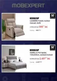 Catalog Mobexpert Pagină 2: Leandro fotoliu recliner manual, stofă €995,50, Isabelle Pat tapițat €2.497,00