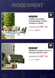 Catalog Mobexpert Pagină 3: Laurel set mobilier terasă/grădină, 2 fotolii, canapea și măsuță €3.265,50