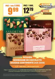 Catalog Auchan Pagină 3: PREȚ / min. 6 BUC. PRET/1 BUC. 999 99 1279 ROSHEN ASSORTME ROSHEN ROSHEN ALEGE ŞI COMBINA STOC