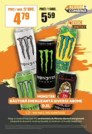 Catalog Auchan Pagină 4: Monster băutură energizantă diverse arome €4,79