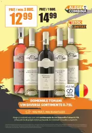 Catalog Auchan Pagină 6: PREṬ/min. 3 BUC. PREȚ / 1 BUC. 1299 1499 TOHANI DOMENIILE DEALU MARE TOR DOMENIILE DEALU MARE
