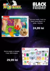 Magazine Noriel Pagină 2: EZ N RIEL CRAFY FUN SAND 4 Colors 3± age BLACK FRIDAY SUNNY BEACH Set nisip creativ, Crafy Fun