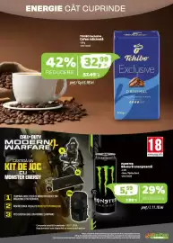 Catalog La Doi Pasi | Extra Pagină 8: ENERGIE CÂT CUPRINDE ة TCHIBO Exclusive Cafea măcinată .500 g ⚫pret/bucată Telbo 42%