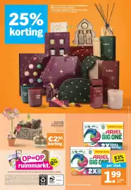 Albert Heijn folder week 45 Pagina 23: Ariel The Big One 9 wasbeurten €1,99, Alle Care kerstaccessoires of toiletartikelen
