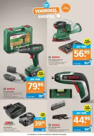Albert Heijn folder week 45 Pagina 24: BOSCH Accu-schroefmachine IXO 7 set 2.0 Ah €39,95, Bosch Accu-boormachine €79,95
