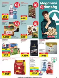 Spar akciós újság hét 45 Oldal 13: Tchibo espresso €7.399,00, Douwe Egberts Omnia kávékapszula €1.999,00