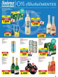 Spar akciós újság hét 45 Oldal 15: Dreher sörkülönlegesség €399,00, Heineken Original világos sör €2.199,00