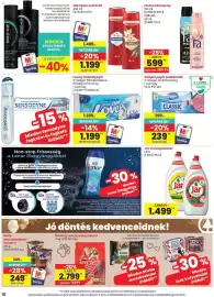 Spar akciós újság hét 45 Oldal 16: Lovely toalettpapír €1.199,00, Jar mosogatószer €1.499,00