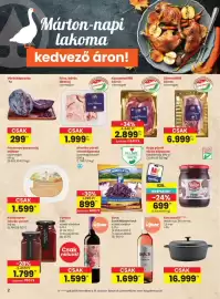 Spar akciós újság hét 45 Oldal 2: Mirelite párolt vöröskáposzta €899,00, Liba termék €1.999,00