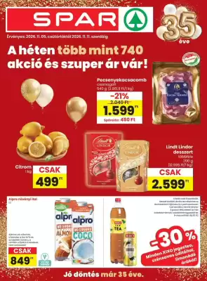 Spar akciós újság (érvényes eddig: 11-11)