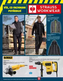 Bauhaus leták Strana 2: DeWalt úhlová bruska DWE492S €3.290,00, DeWalt kombinované kladivo €10.690,00