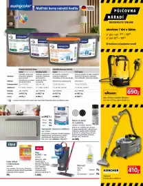 Bauhaus leták Strana 23: Karcher tepovač €410,00, Spontex sada utěrek z mikrovlákna €99,00