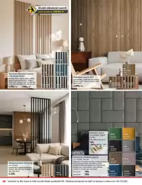 Bauhaus leták Strana 24: Bauhaus akustické obkladové panely s dřevěnou dýhou €1.186,00, Obkladové panely MDF €845,00