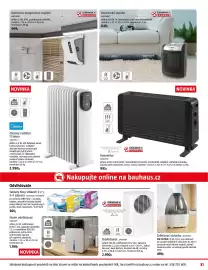 Bauhaus leták Strana 31: Midea olejový radiátor 11 žebre €2.990,00, Voltomat nástěnné koupelnové topidlo €969,00