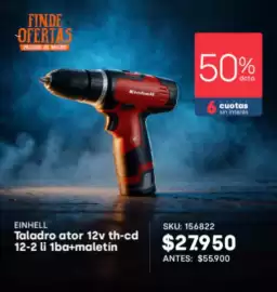 Catálogo Imperial Página 5: Einhell - taladro ator 12v th-cd 12-2 li 1ba+ maletin €27.950,00