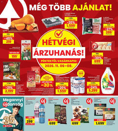 Interspar akciós újság hét 45 Oldal 20: Stühmer táblás csokoládé €699,00, Master Good Fini Dino nuggets €2.199,00