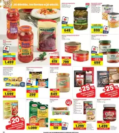 Interspar akciós újság hét 45 Oldal 10: Nutella mogyorókrém €1.499,00, Globus melegszendvicskrém €799,00