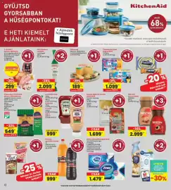 Interspar akciós újság hét 45 Oldal 12: Nescafe instant kávé €2.999,00, Douwe Egberts Omnia €1.699,00