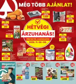 Interspar akciós újság hét 45 Oldal 20: Stühmer táblás csokoládé €699,00, Master Good Fini Dino nuggets €2.199,00
