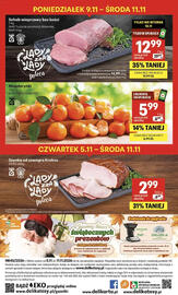Delikatesy Centrum gazetka tydzień 45 Strona 40: Schab wieprzowy bez kości €12,99, Mandarynki €5,99