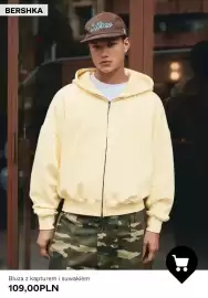 Bershka gazetka tydzień 44 Strona 10: Bluza z kapturem i suwakiem Bershka €109,00